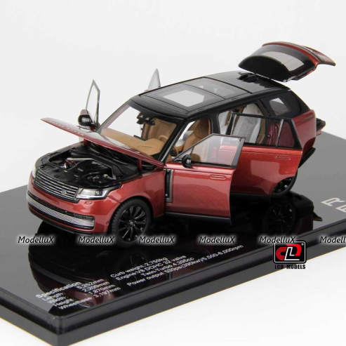 Range Rover Land Rover, SV Serenity, Red, LCD 1:43