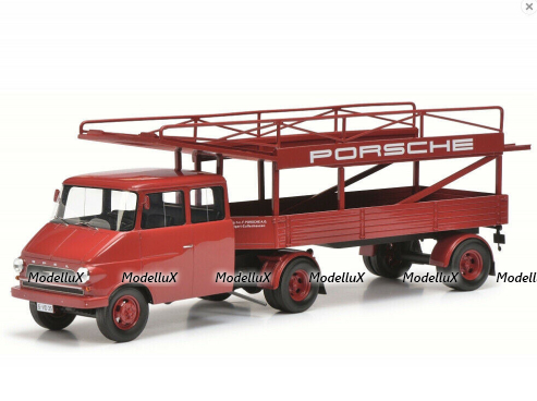 Opel Blitz Race Transporter  "PORSCHE", Schuco 1:18