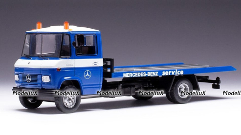 Mercedes L 608 D,  blue, 1976, CLC489, IXO 1:43
