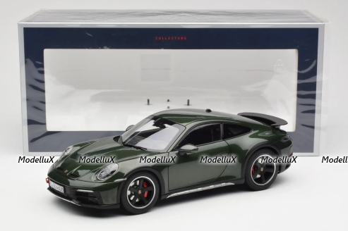 Porsche 911 Dakar 2023, green, 187241, Norev 1:18