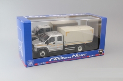 Газон NEXT C42R31 бортовой с тентом серибристый/серый , НАП Н231 1:43