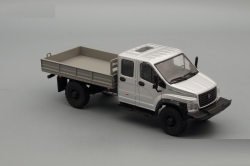 Газон NEXT C42А33 бортовой серебристый/серый, НАП Н245 1:43