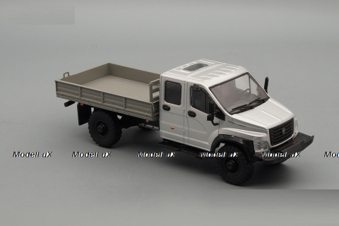 Газон NEXT C42А33 бортовой серебристый/серый, НАП Н245 1:43