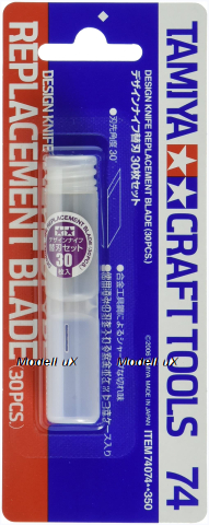 Набор сменных лезвий 30 шт. к дизайнерскому ножу Design Knife 74020, арт. 74074 Tamiya