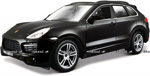 Porsche Cayenne (92A) Turbo black, Burago 1:24