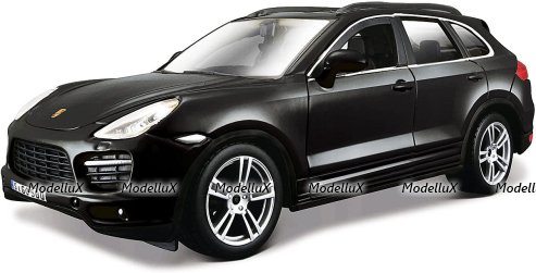 Porsche Cayenne (92A) Turbo black, Burago 1:24