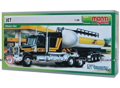 Сборная модель Western Star Cysterna 38 JET, 0107-38, Monti System 1:48