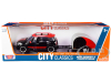 Mini Cooper S All4 Countryman black/red with camper, 79762, MotorMax 1:24
