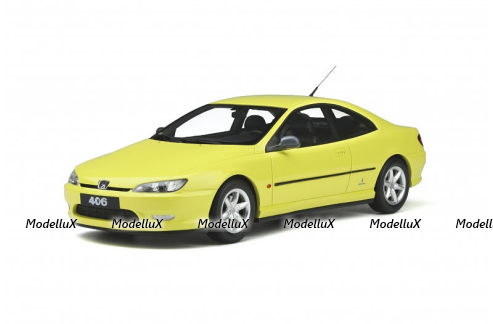Peugeot 406 V6 Coupe 1997 Jaune Louxor, OT897, OttoMobile 1:18