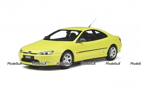 Peugeot 406 V6 Coupe 1997 Jaune Louxor, OT897, OttoMobile 1:18