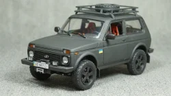 Ваз 2121 матовый, тюнинг, Doc & Hummer Studio 1:43