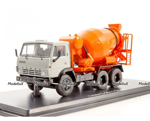 КАМАЗ-5511 бетоносмеситель СБ-92 1977,  SSM1457, SSM 1:43
