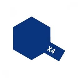 Акриловая краска  Blue (синий ), X-4, 81504 Tamiya 