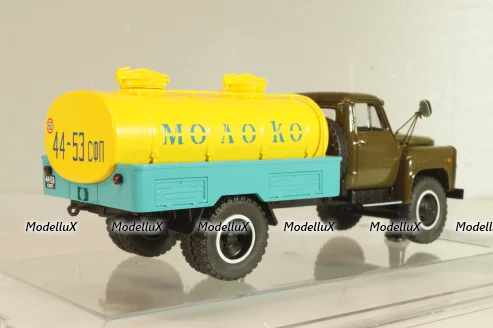 Газ-53А АЦПТ-3,3 "Молоко", хаки/желтый, 1973 г., 105357, DiP Models 1:43
