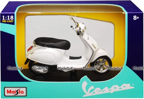 Vespa Primavera 150, white, 2014, Maisto 1:18