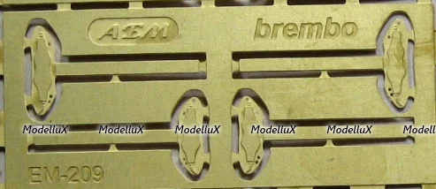 Фототравление Тормозные суппорта Brembo, EM-209