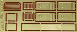 Фототравление Комплект брызговиков для РАФ-977, EM-245-1, 1:43