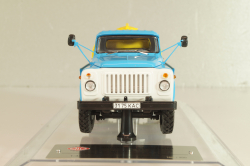 Газ-53-12 АЦПТ-3,3  "Молоко", 1988 г., голубой/желтый, 105356, DiP Models 1:43