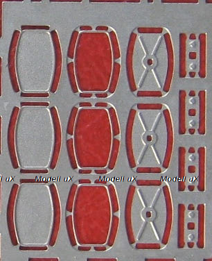 Фототравление Зеркала для ЛАЗ-695Н (Modimio), EM-254-3, 1:43