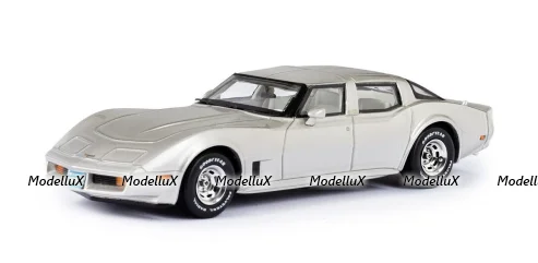 Chevrolet Corvette America open 4 door 1980, Silver, EMUS43010B, ESVAL Model 1:43
