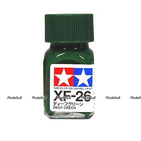Краска матовая эмалевая (Deep Green), Tamiya XF-26