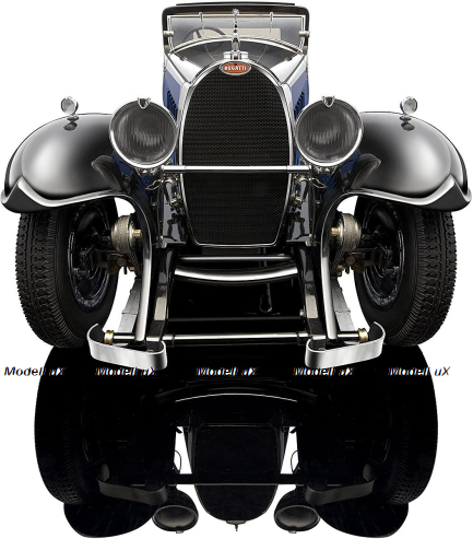 Bugatti Royale Coupe de Ville 1930 Blue/Black, 3293-J4, Bauer 1:18