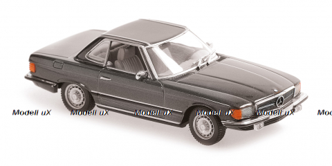 Mercedes-Benz 350 SL Cabriolet Hardtop (R 107),1974, grey metallic , 940033451, Maxichamps 1:43