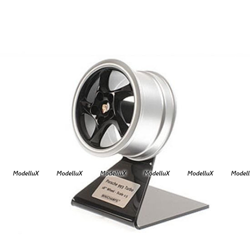 Porsche 911 (993) Turbo Wheel 1995 Black/Silver, 500601994, Minichamps 1:5