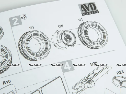 Сборная модель ЛИАЗ-677М, 4028AVD, AVD Models 1:43