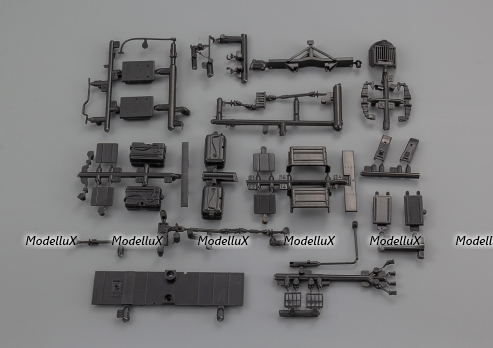 Кит, набор деталей для сборки шасси без кузова АРС-12Д, 515102, DiP Models 1:43