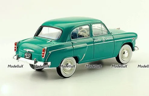 Москвич 407 Такси Легендарные советские автомобили №68, Hachette 1:24