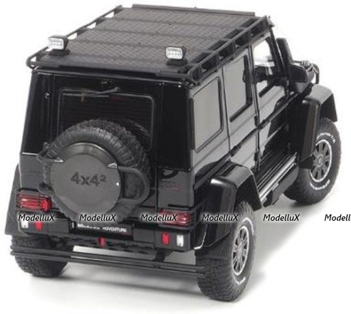 Brabus 500 Mercedes G500 4×4 Obsidian Black, ALM860303, Almost Real 1:18