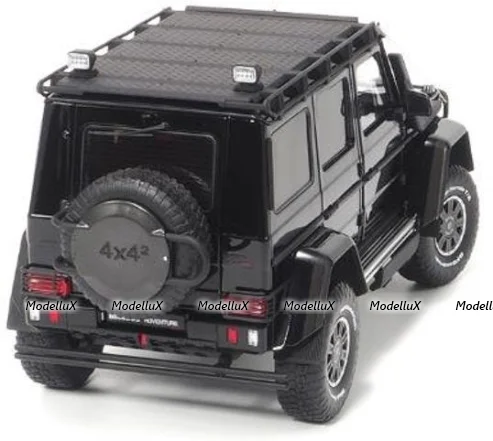 Brabus 500 Mercedes G500 4×4 Obsidian Black, ALM860303, Almost Real 1:18
