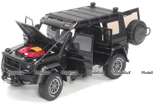 Brabus 500 Mercedes G500 4×4 Obsidian Black, ALM860303, Almost Real 1:18