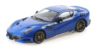 FERRARI F12 TDF - 2015 - BLUE METALLIC, BBR182107, BBR 1:18