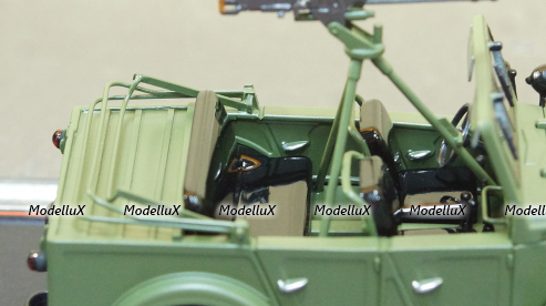 Газ-69А с пулеметом ДШК, металл, TruckTyr 1:43
