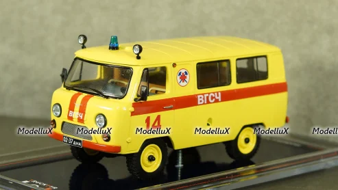 Уаз-452В ВГСЧ, металл, TruckTyr 1:43