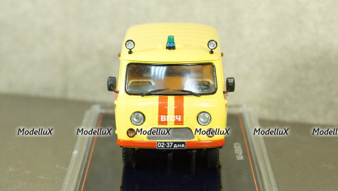 Уаз-452В ВГСЧ, металл, TruckTyr 1:43