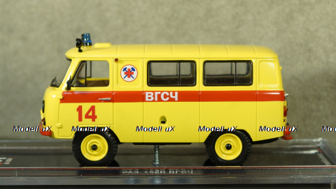 Уаз-452В ВГСЧ, металл, TruckTyr 1:43