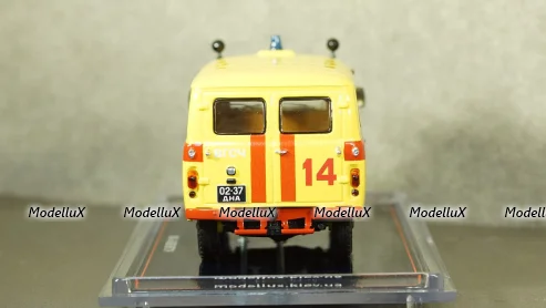 Уаз-452В ВГСЧ, металл, TruckTyr 1:43
