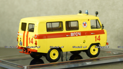 Уаз-452В ВГСЧ, металл, TruckTyr 1:43