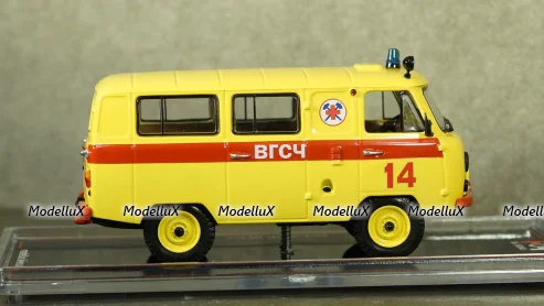 Уаз-452В ВГСЧ, металл, TruckTyr 1:43