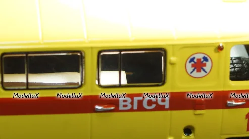 Уаз-452В ВГСЧ, металл, TruckTyr 1:43