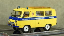 Уаз-452В криминалистическая лаборатория, металл, TruckTyr 1:43