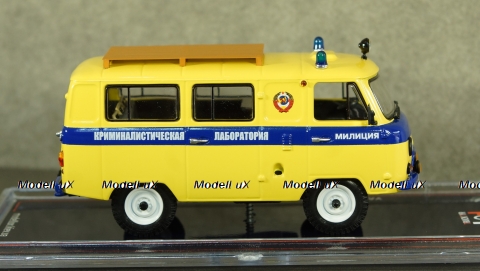 Уаз-452В криминалистическая лаборатория, металл, TruckTyr 1:43
