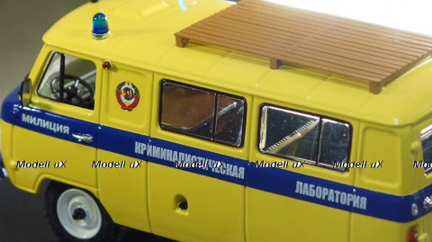 Уаз-452В криминалистическая лаборатория, металл, TruckTyr 1:43