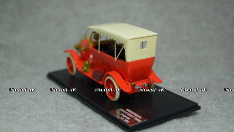 Руссо Балт тип 15/35 HP Торпедо 1914, красный, Империал 1:43
