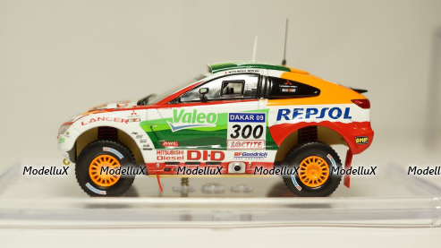 Mitsubushi Lancer Evolution #300 dakar 2009, Vitesse 1:43
