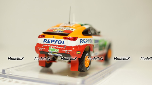 Mitsubushi Lancer Evolution #300 dakar 2009, Vitesse 1:43