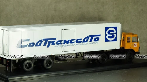 Маз 5432 с п/п Одаз-9786 Совтрансавто, SSM7057 1:43